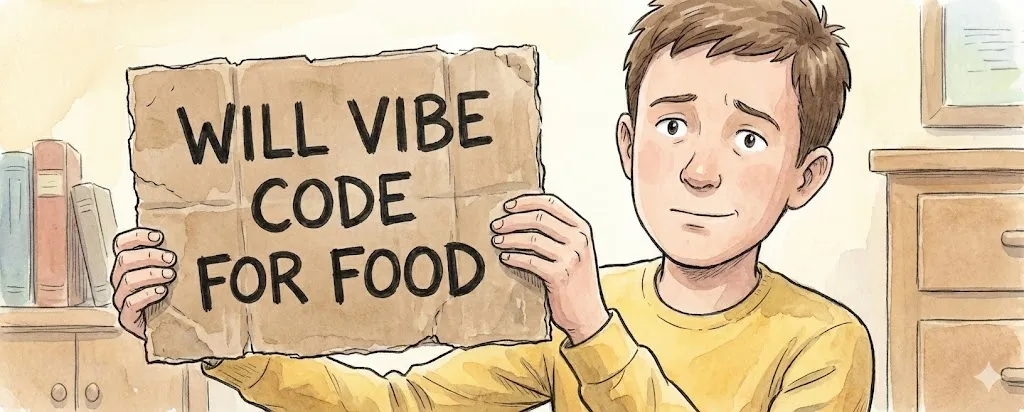 Will vibe code for food